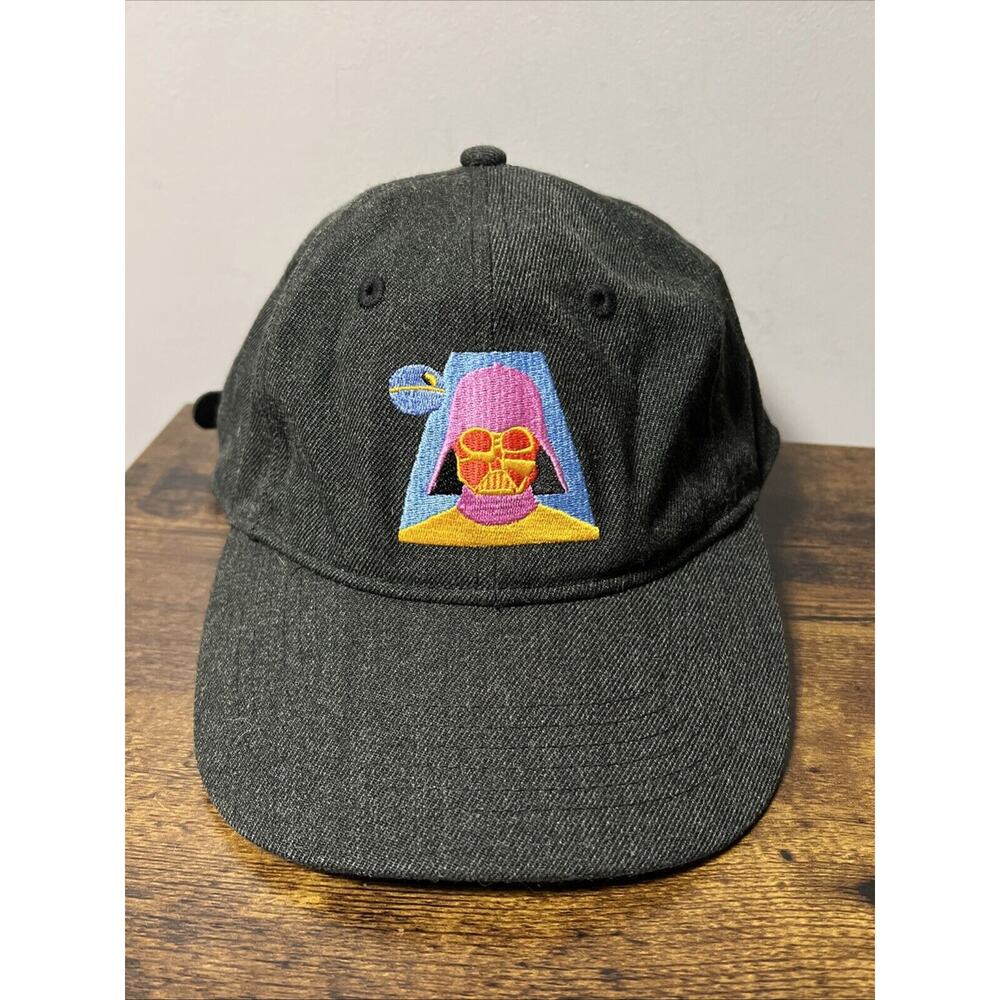 NEFF x Star Wars DARTH VADER Adjustable Strapback Black Hat, Wool Blend RARE HTF
